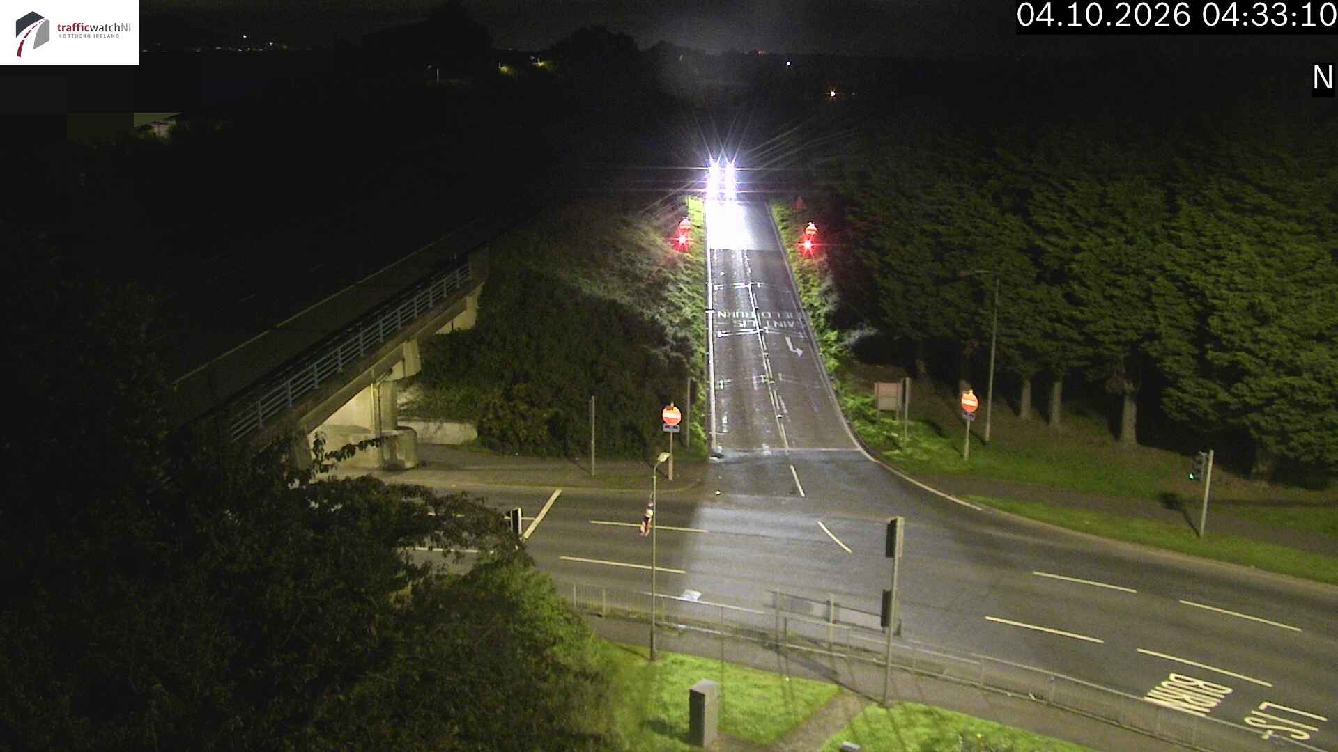 Click for full screen live camera. Saintfield Rd Roundabout Lisburn