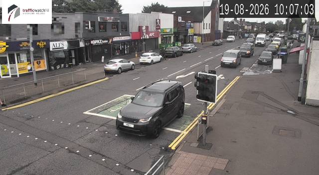 Click for full screen live camera. Finaghy Crossroads
