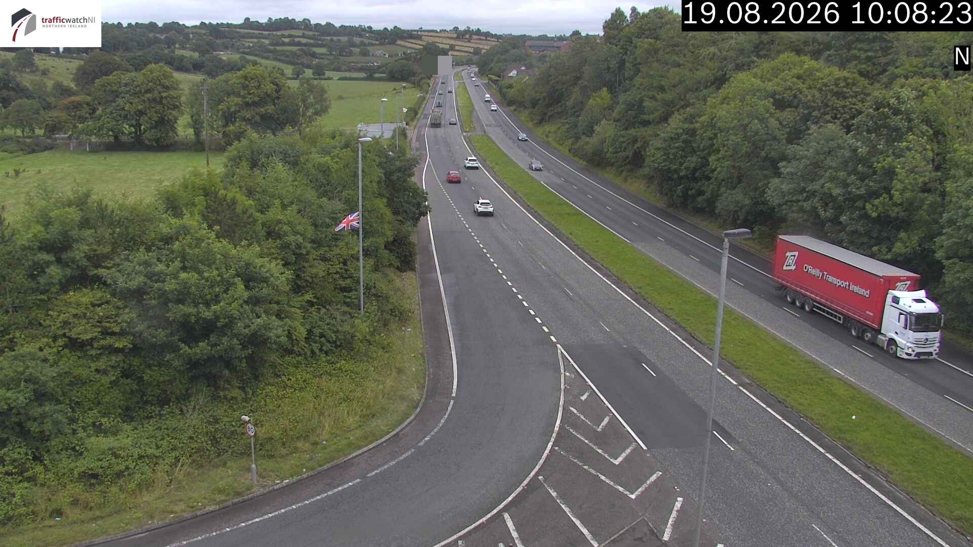 Click for full screen live camera. A1 – B10 Overbridge Junction