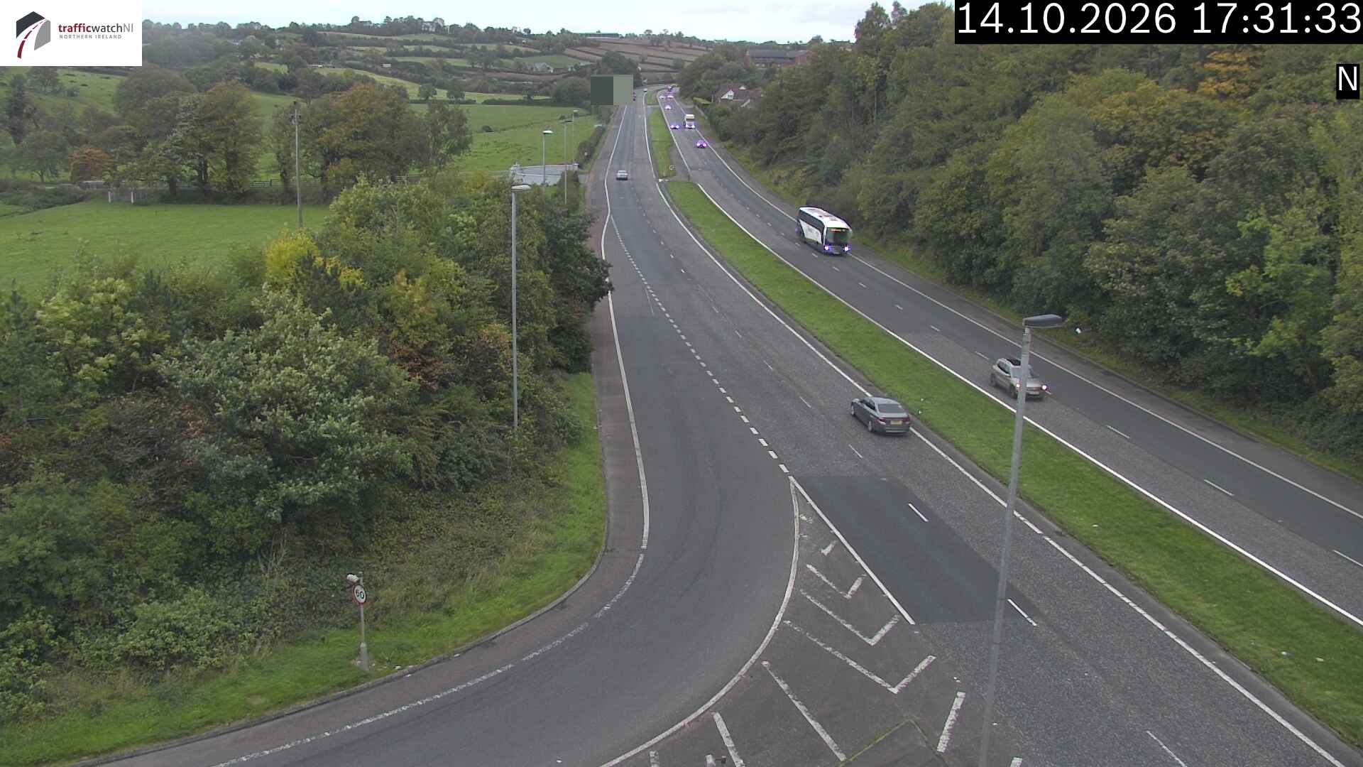 Click for full screen live camera. A1 – B10 Overbridge Junction