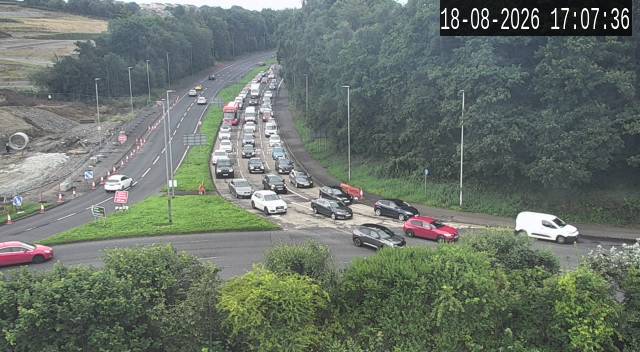 Click for full screen live camera. Caw Roundabout