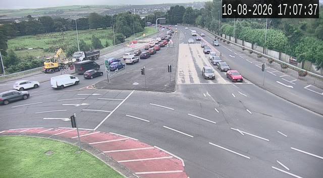 Click for full screen live camera. Culmore Roundabout