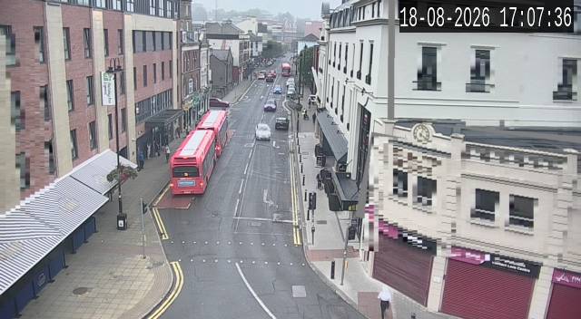 Click for full screen live camera. Great James Street