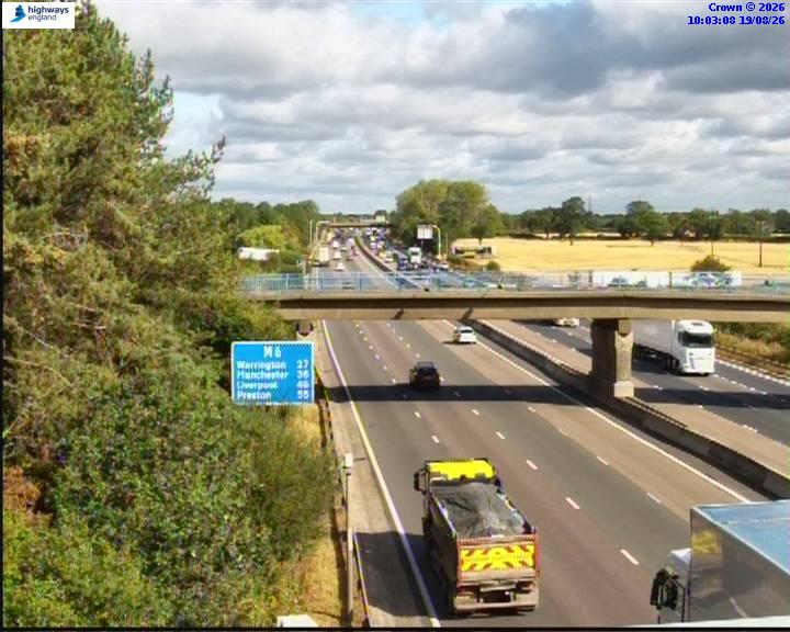 Click for full screen live camera. M6 36621 J16 – J17