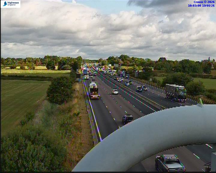 Click for full screen live camera. M6 36823 J18 – J19