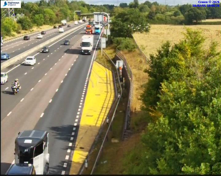 Click for full screen live camera. M6 36834 J19 – J18