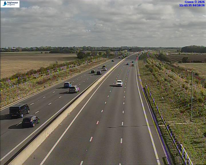 Click for full screen live camera. A14 50801 J24 – J23