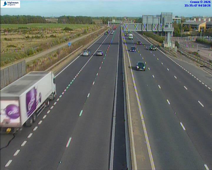 Click for full screen live camera. A14 50999 J32 – J33