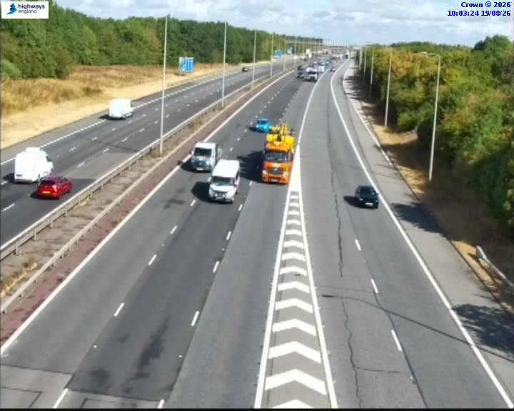 Click for full screen live camera. A1(M) 52077 J14-A1