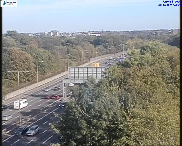 Click for full screen live camera. M25 55009 J16-J15