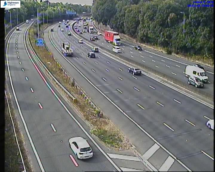 Click for full screen live camera. M25 55129 J18