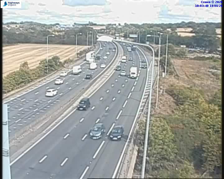 Click for full screen live camera. M25 55326 J22-J23