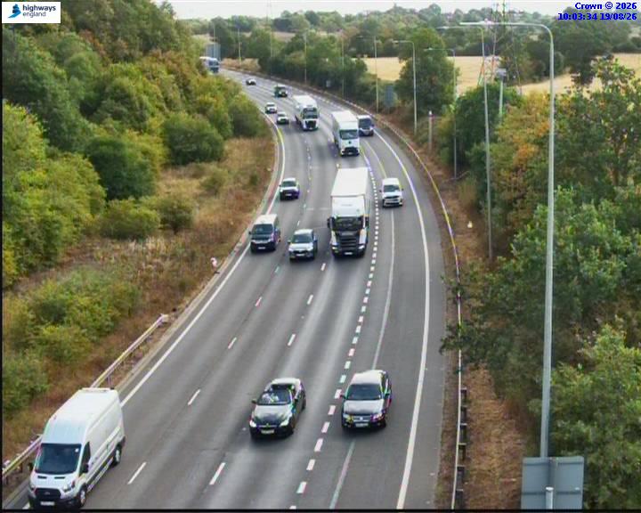 Click for full screen live camera. M25 55351 J24 – J23