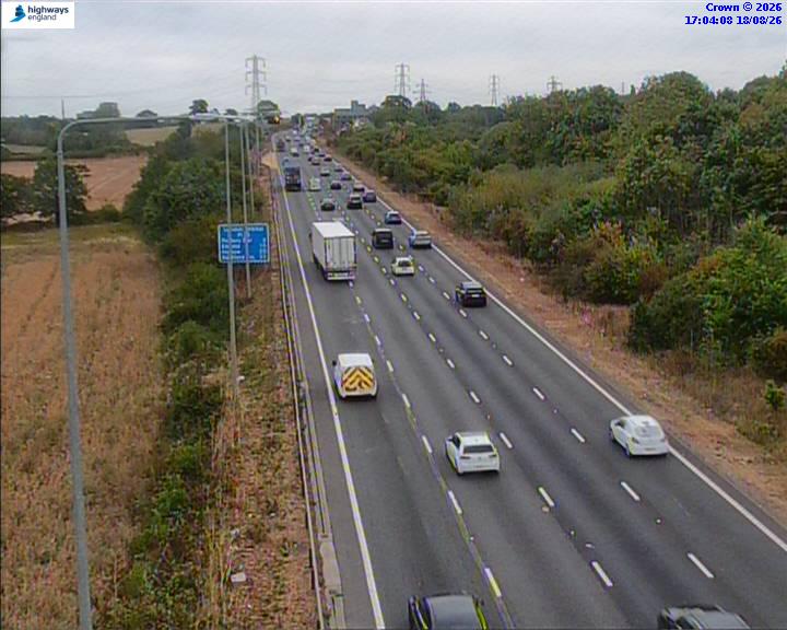 Click for full screen live camera. M25 55352 J23 – J24