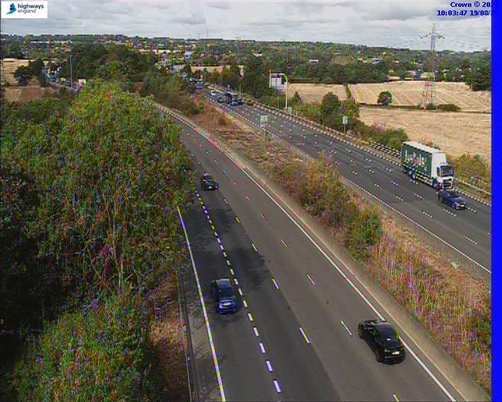 Click for full screen live camera. M25 55359 J24- J23