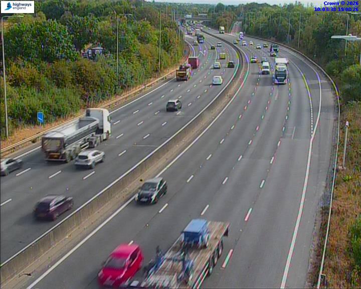 Click for full screen live camera. M25 55376 J24 – J23