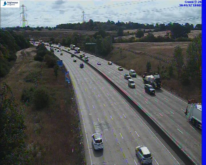 Click for full screen live camera. M25 55395 J24 – J25