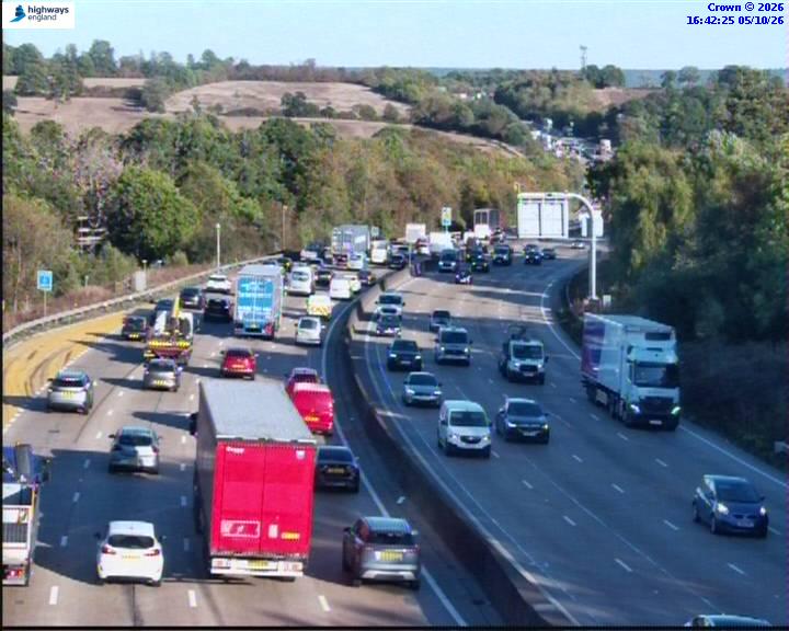 Click for full screen live camera. M25 55429 J24 – J25