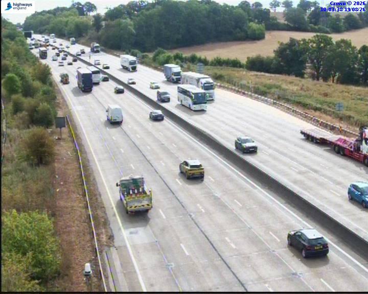 Click for full screen live camera. M25 55438 J24 – J25