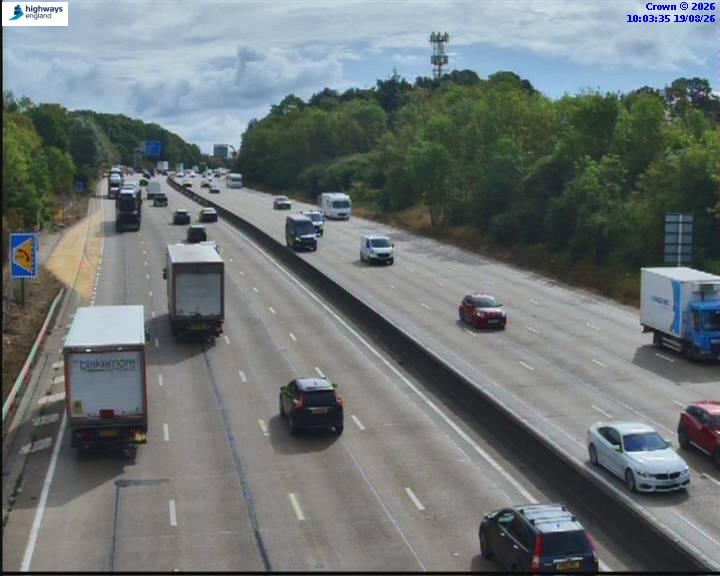 Click for full screen live camera. M25 55442 J24 – J25