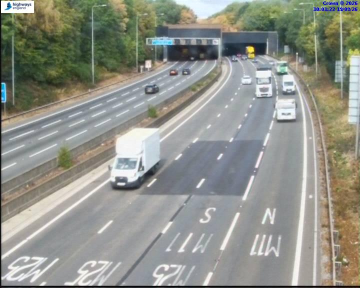 Click for full screen live camera. M25 55578 J27-J26