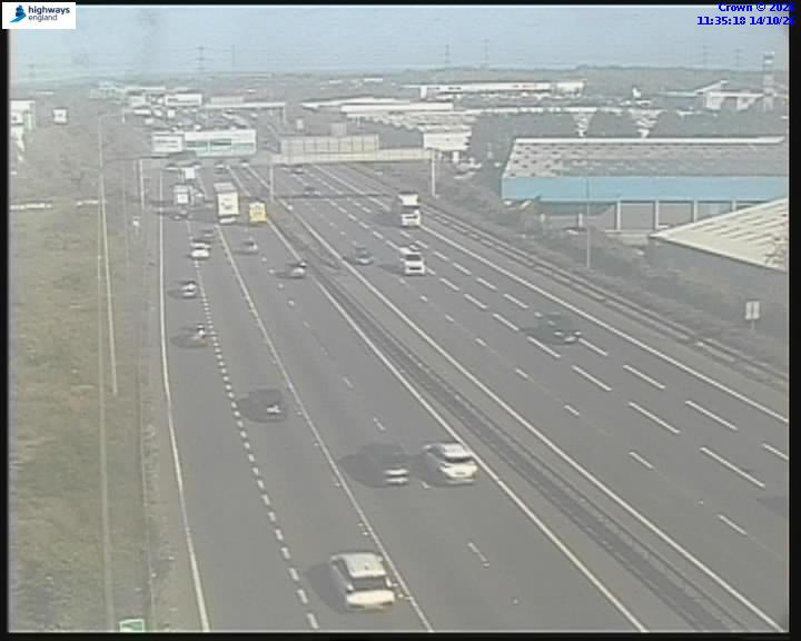 Click for full screen live camera. A282 55874 NB Dartford Crossing