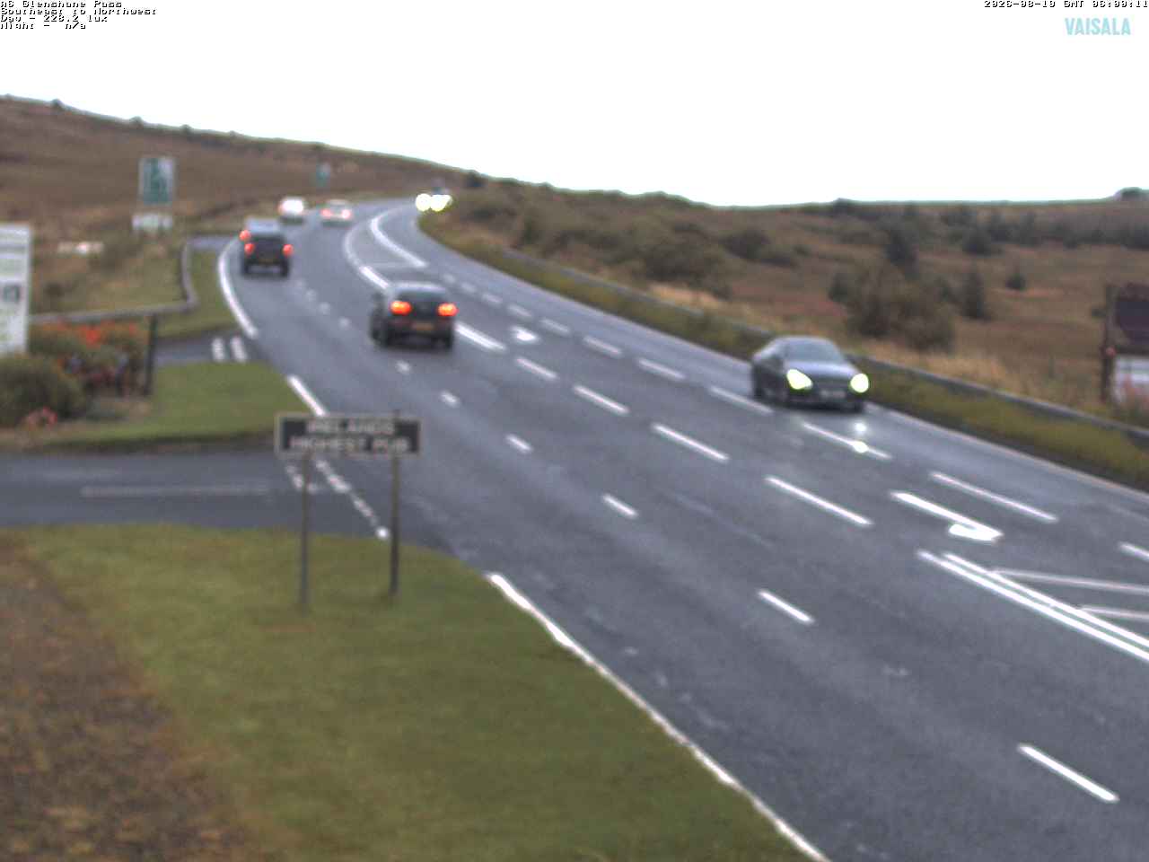 Click for full screen live camera. A6 Glenshane Pass