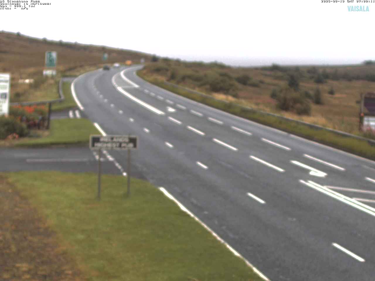Click for full screen live camera. A6 Glenshane Pass