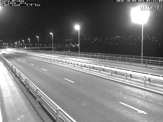 Click for full screen live camera. Foyle Bridge
