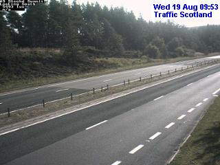 Click for full screen live camera. A87 Cluanie East
