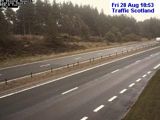 Click for full screen live camera. A87 Cluanie East
