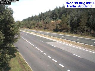 Click for full screen live camera. A87 Cluanie West