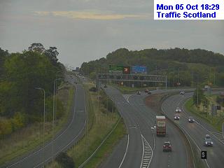 Click for full screen live camera. A90 Scotstoun (E) 2