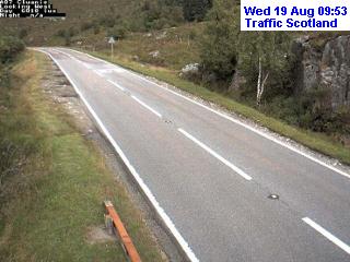 Click for full screen live camera. A95 Ballindalloch West