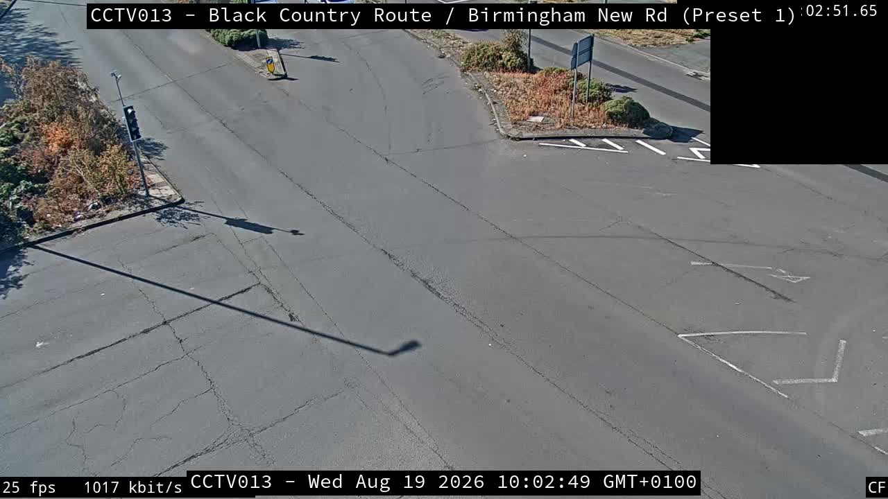 Click for full screen live camera. Black Country Route / Birmingham New Road