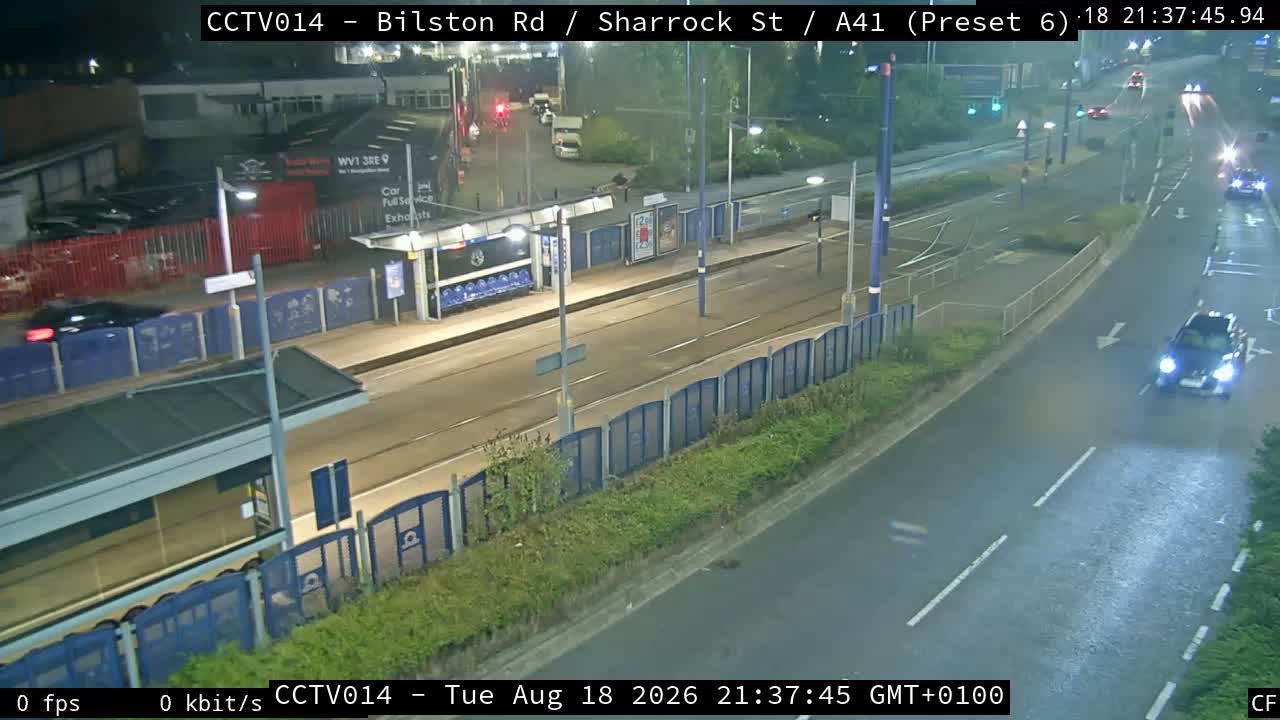 Click for full screen live camera. Bilston Rd / Sharrock Street