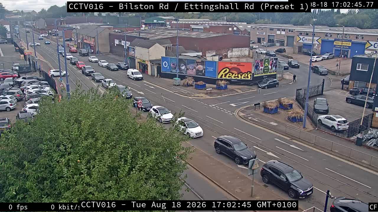 Click for full screen live camera. Bilston Rd / Ettingshall Rd