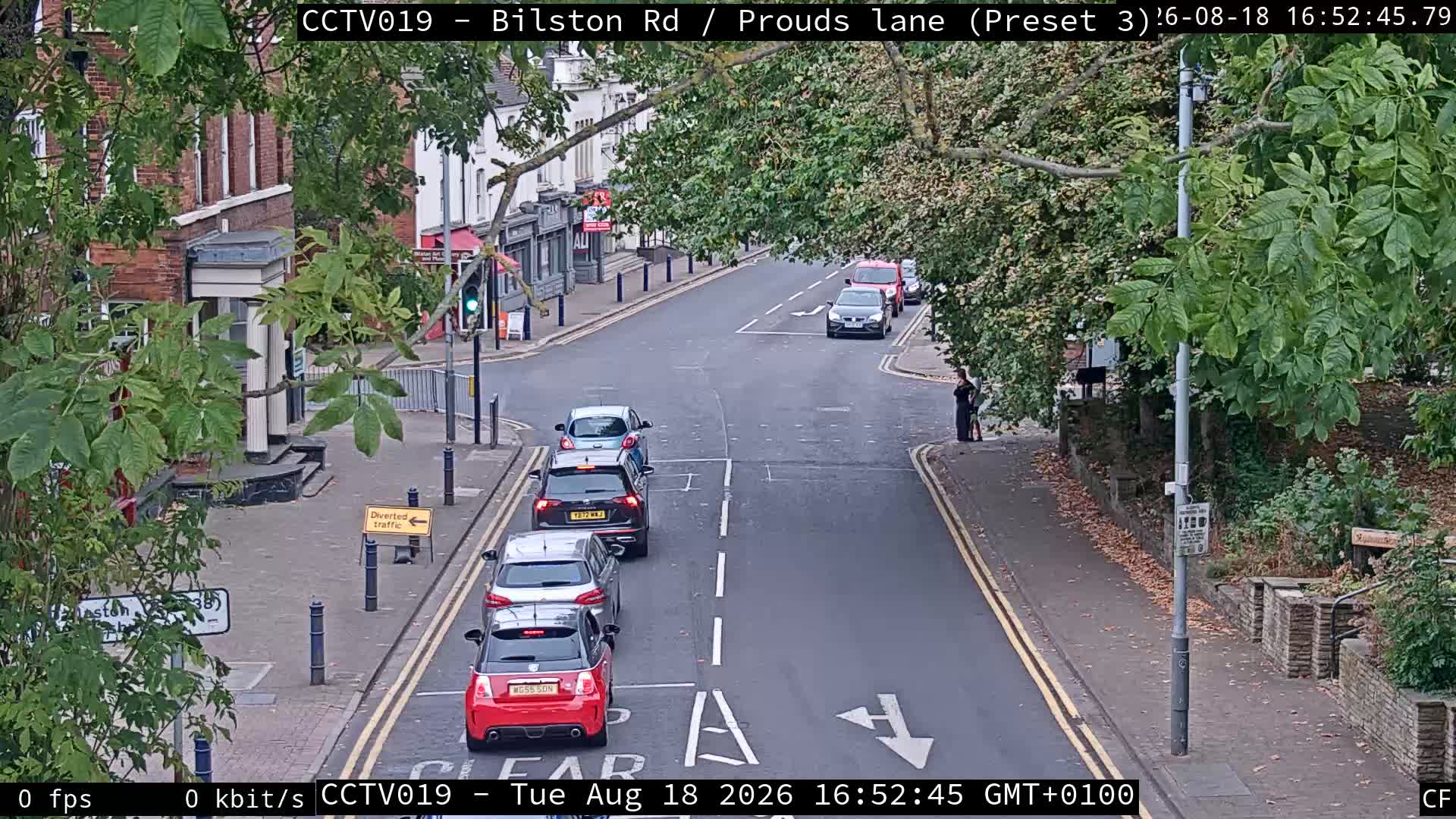 Click for full screen live camera. Wellington Rd / Prouds Lalane