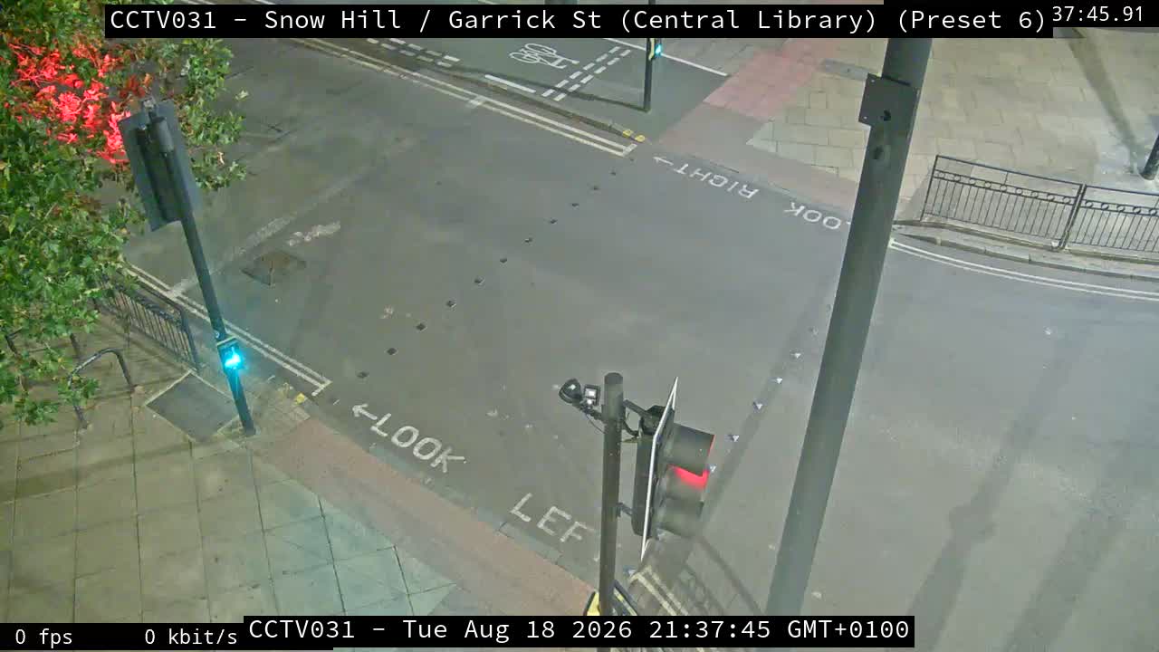 Click for full screen live camera. Cleveland St / Garrick St