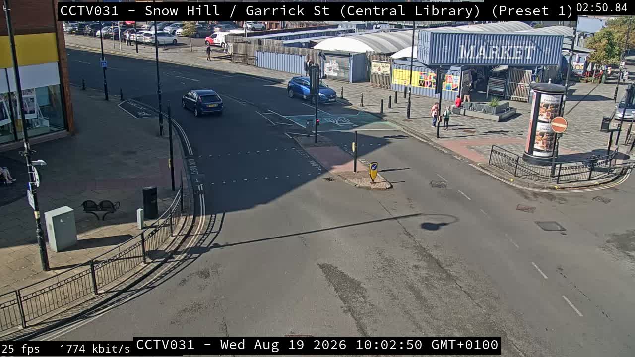 Click for full screen live camera. Cleveland St / Garrick St