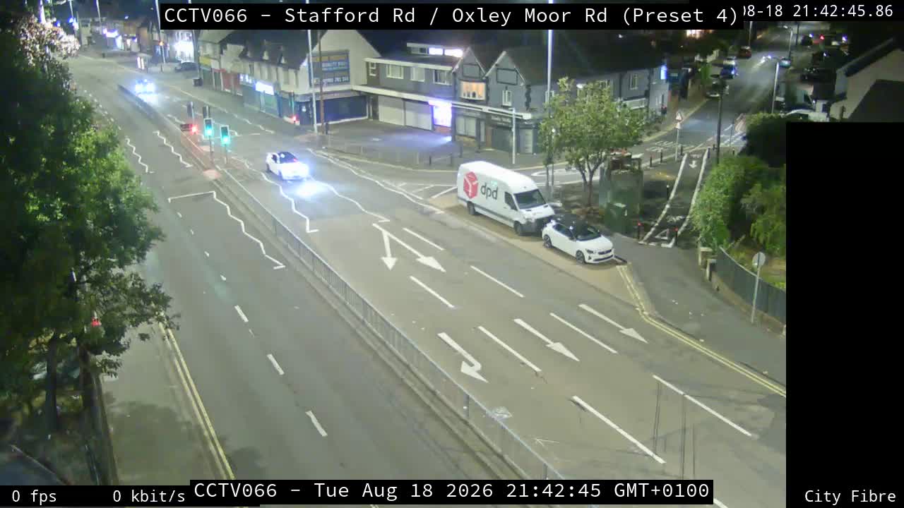 Click for full screen live camera. Stafford Rd / Oxley Moor Rd