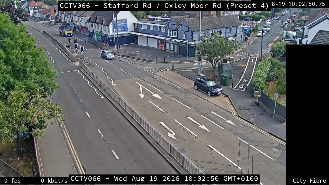 Click for full screen live camera. Stafford Rd / Oxley Moor Rd