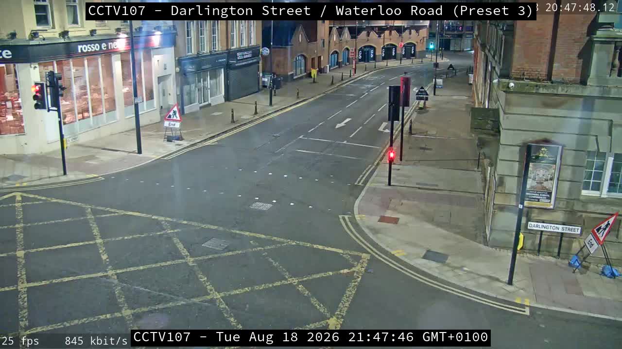 Click for full screen live camera. Darlington Street / Waterloo Rd