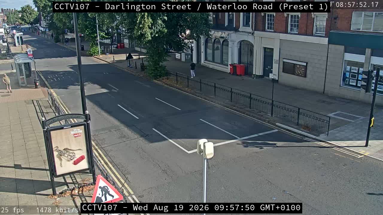 Click for full screen live camera. Darlington Street / Waterloo Rd