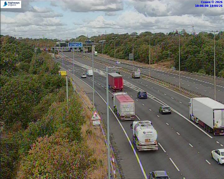Click for full screen live camera. M6 05685 J3A – J4