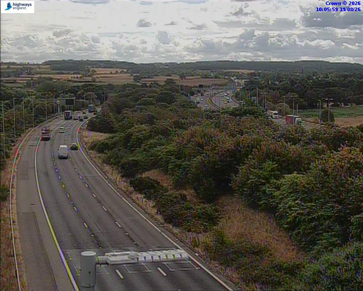 Click for full screen live camera. M6 05689 J4 – M6 Toll
