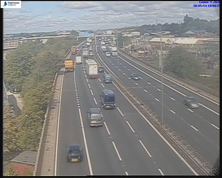 Click for full screen live camera. M6 05825 J5 – J6
