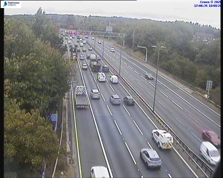 Click for full screen live camera. M6 05870 J6 – J7