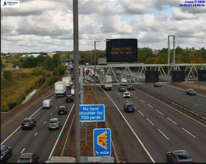 Click for full screen live camera. M6 05935 J8