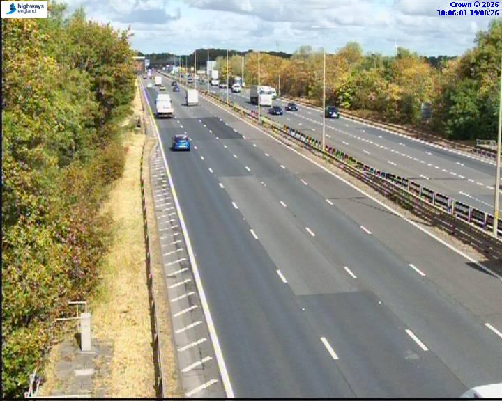 Click for full screen live camera. M6 06096 J11A – J12